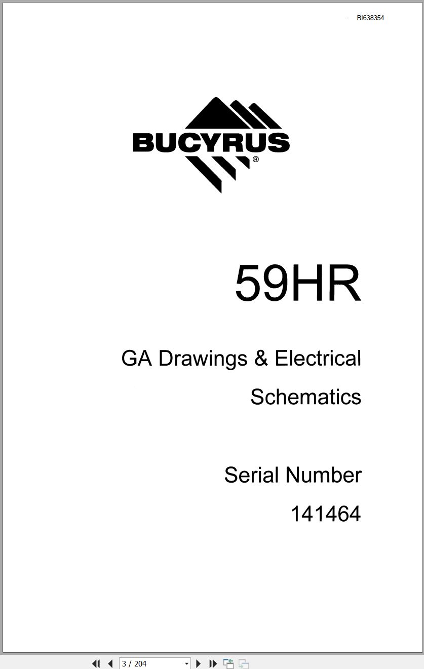 CAT Drill 59HR GA Drawings Electrical Schematic (1)