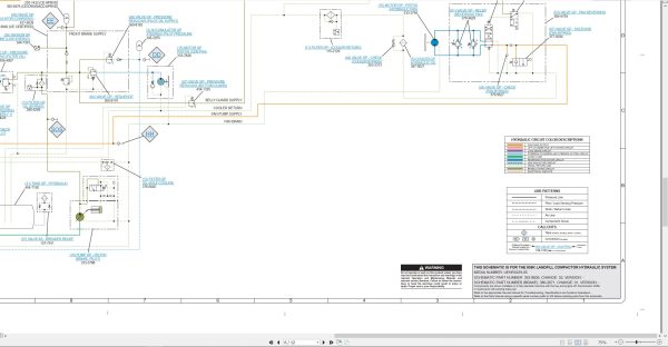 CAT Earthmoving Compactor 836K Electrical Hydraulic Power Train Schematic (3)