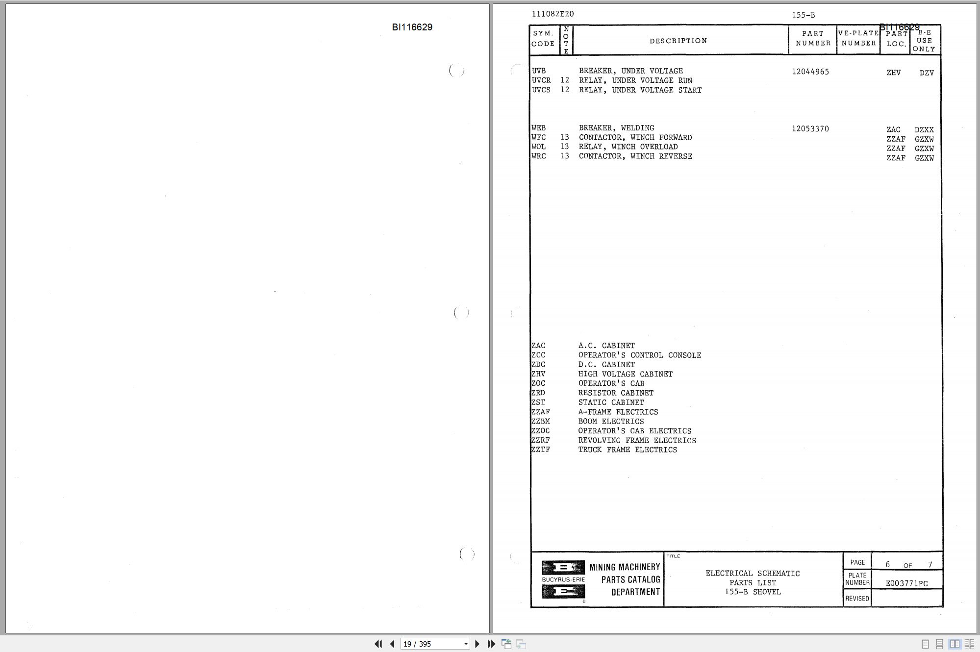 CAT Electric Rope Shovel 290BII Technical Manual BI116629 00 (2)
