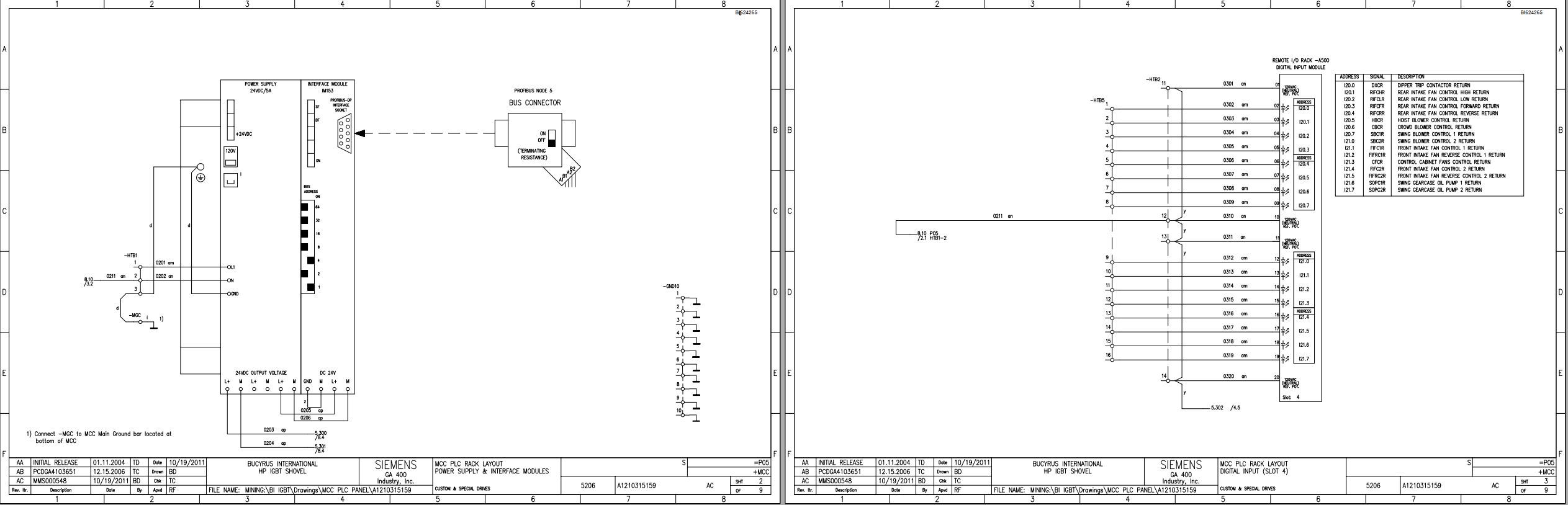 CAT Electric Rope Shovel 495 HD Electric Schematic (2)
