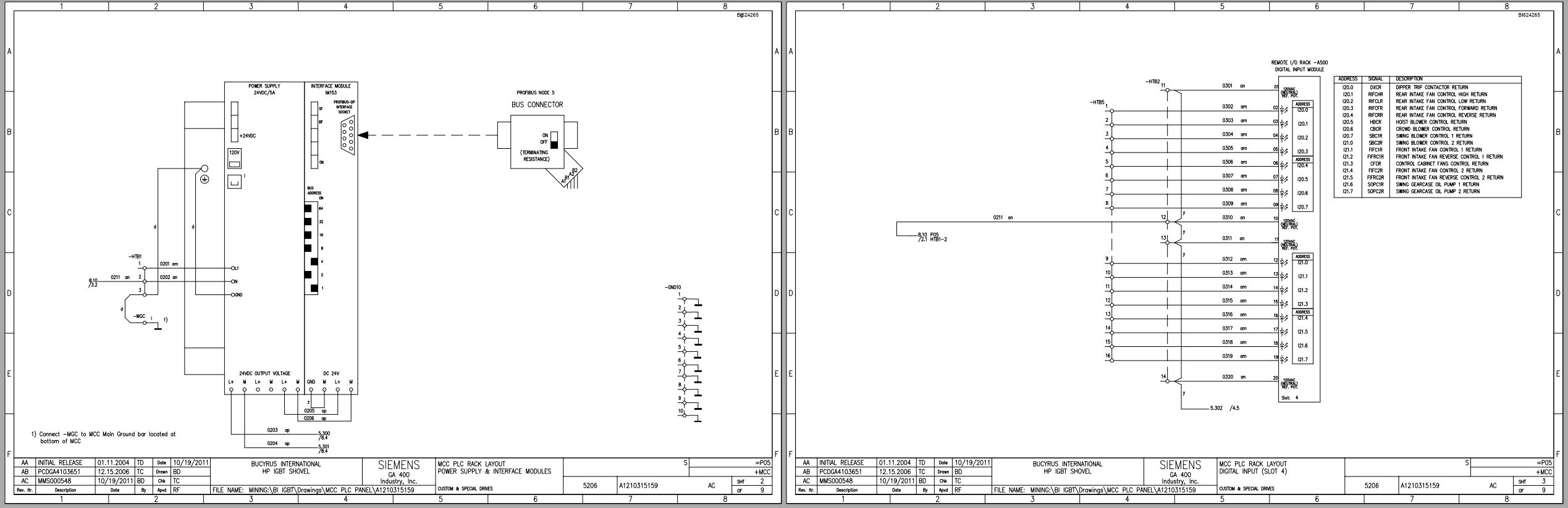 CAT Electric Rope Shovel 495 HF Electric Schematic (2)