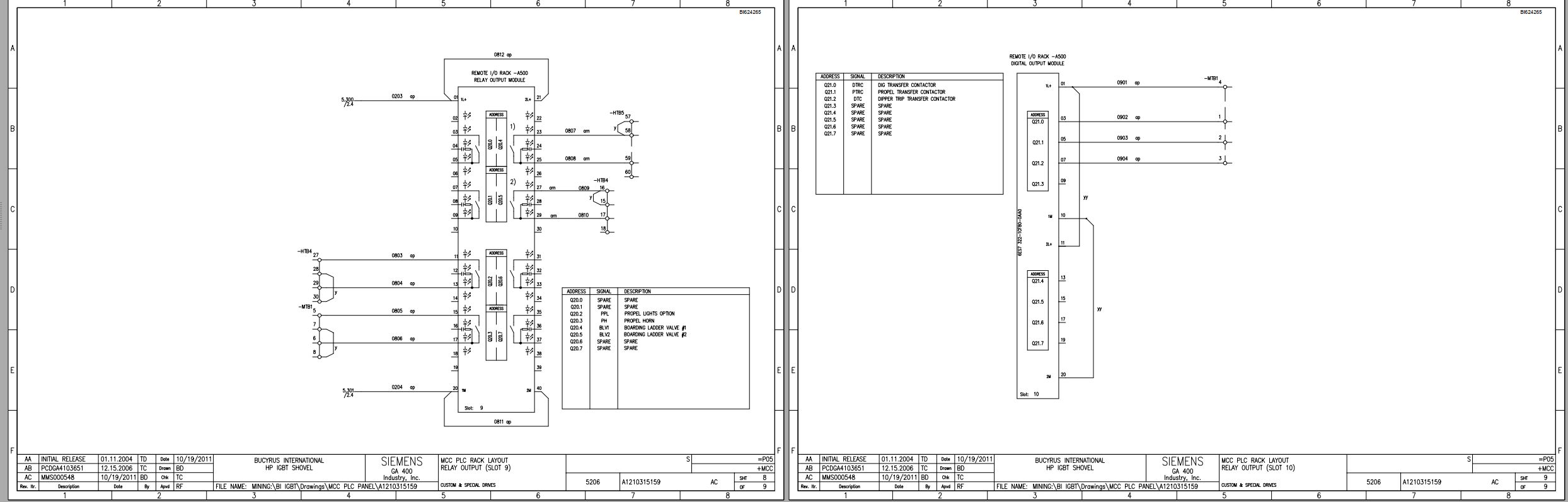 CAT Electric Rope Shovel 495 HR Electrical Schematic (2)