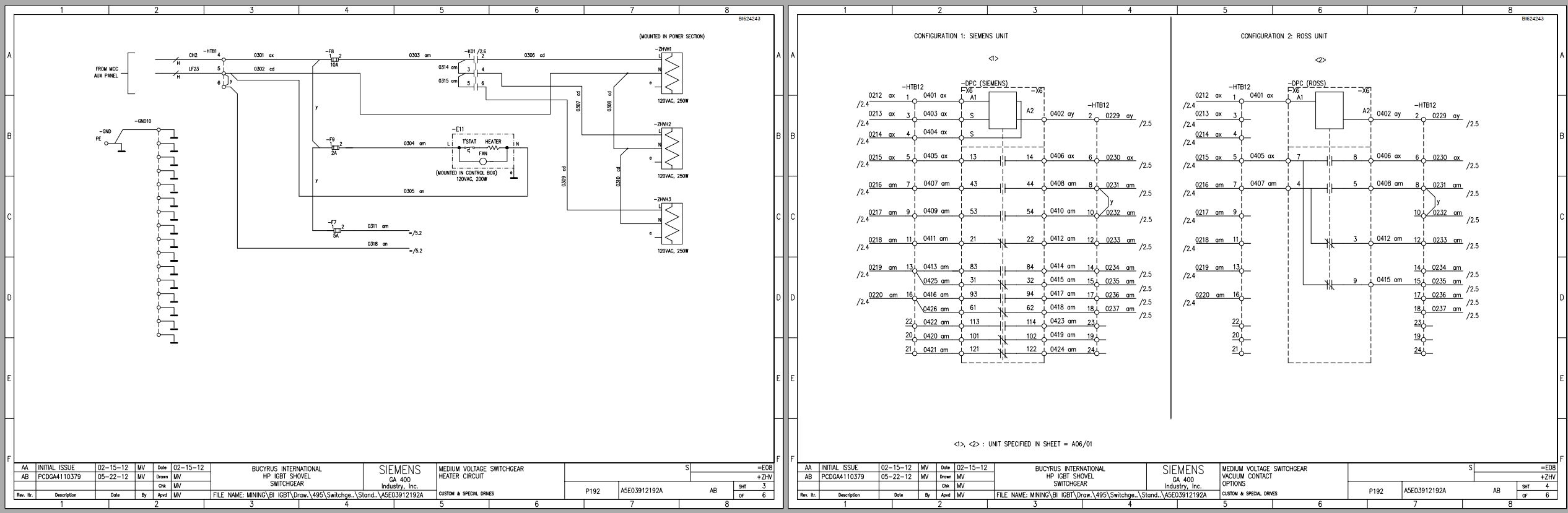 CAT Electric Rope Shovel 7495HF Electrical Hydraulic Schematic (2)