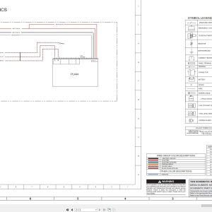 CAT Engine Generator Set DE630 Electrical Schematic (2)
