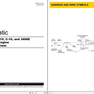 CAT Engine Industrial C 16 Electrical Schematic (1)