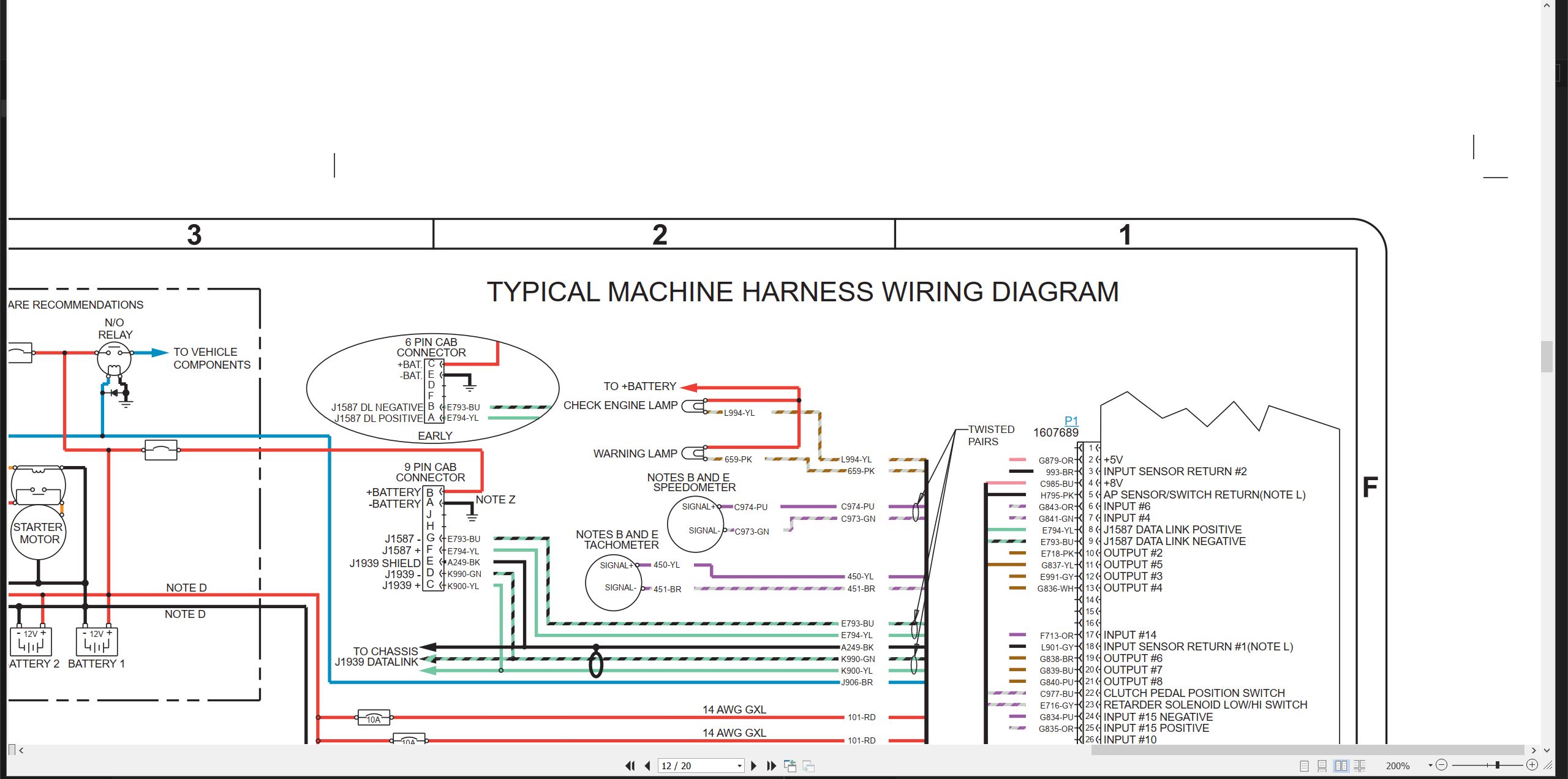 CAT Engine Industrial Electrical Schematic (2)
