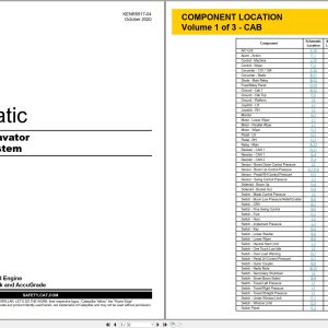 CAT Excavator 320E RR Electrical Hydraulic Schematic (1)