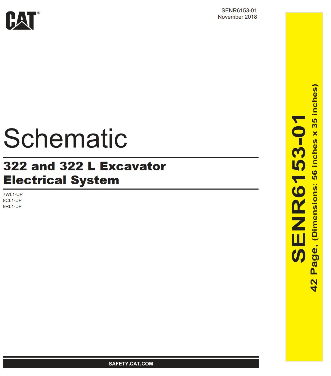 CAT Excavator 322 L Electrical Schematic (1)