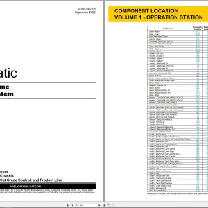 CAT Excavator 336E Electrical Hydraulic Schematic (1)