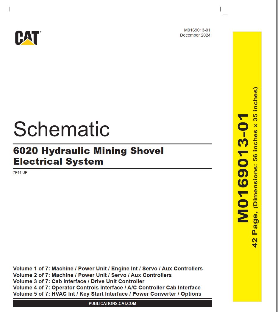 CAT Expanded Mining Products 6020 Electrical Hydraulic Schematic (1)