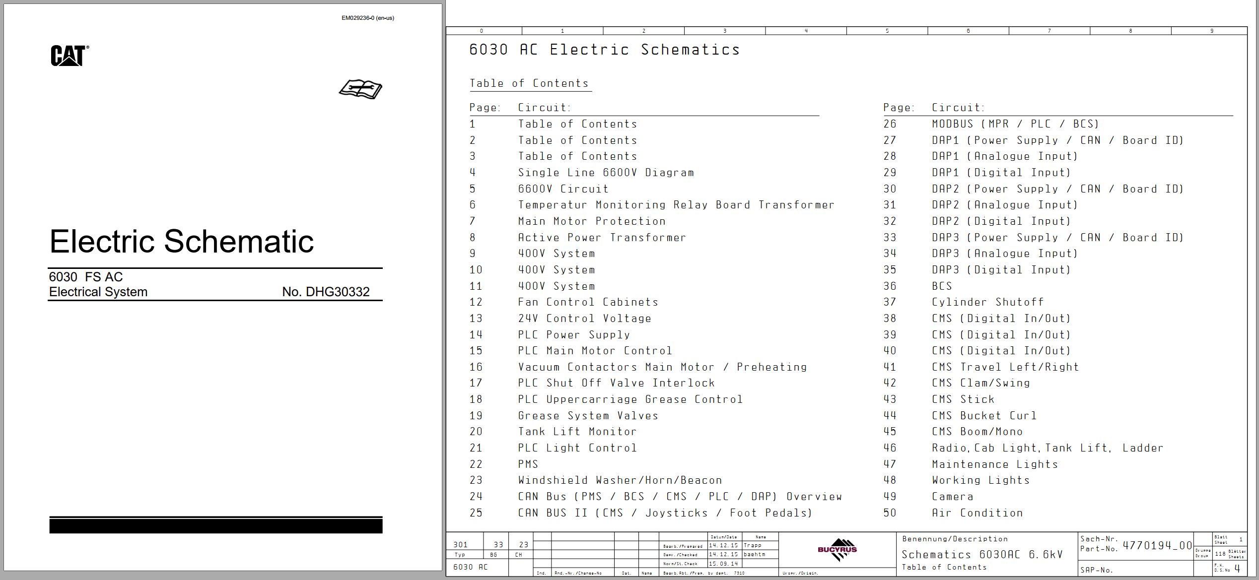 CAT Expanded Mining Products 6030 AC Electrical Schematic (1)