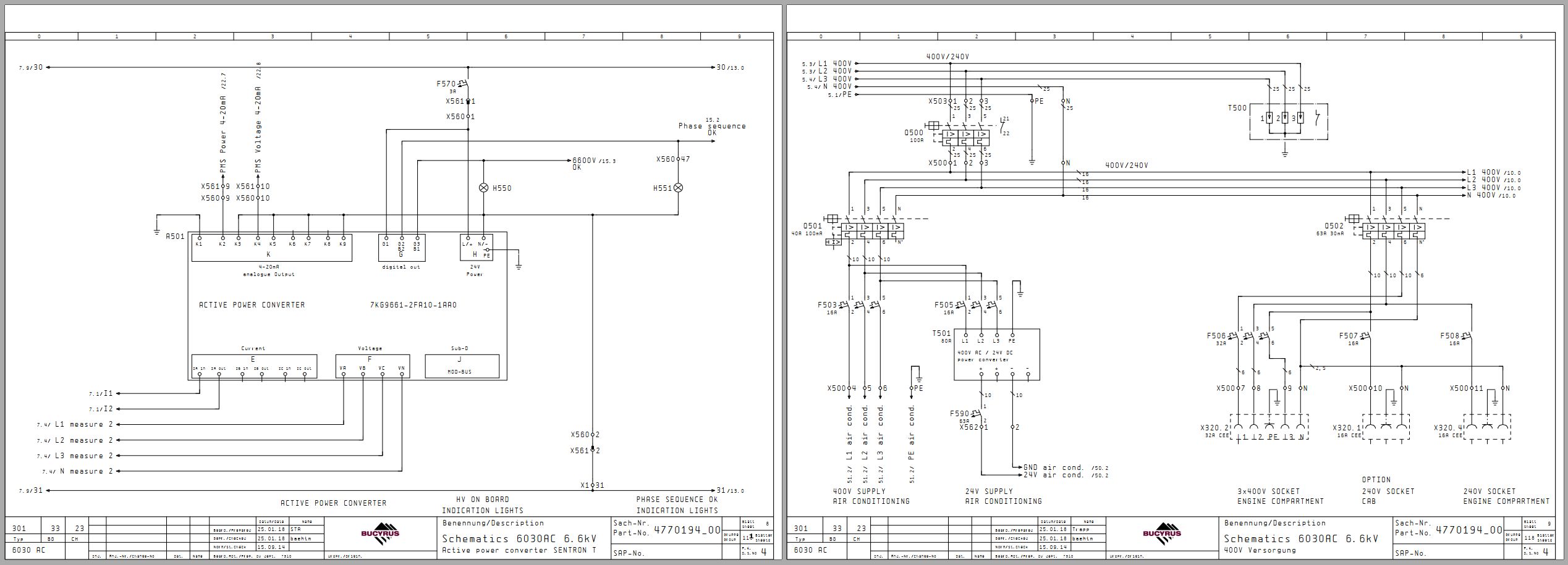 CAT Expanded Mining Products 6030 AC Electrical Schematic (2)