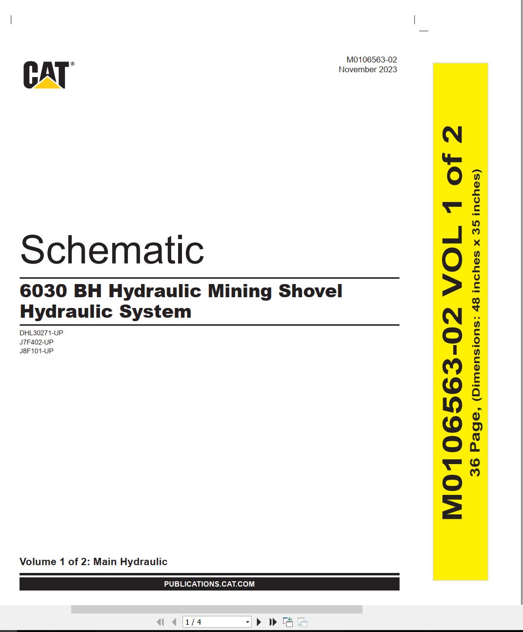 CAT Expanded Mining Products 6030 BH Hydraulic Schematic (1)