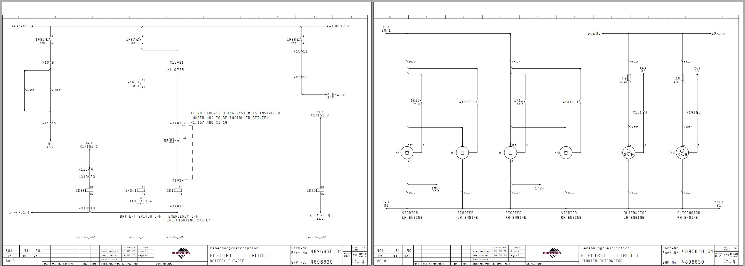 CAT Expanded Mining Products 6040 NPI Electric Schematic (2)