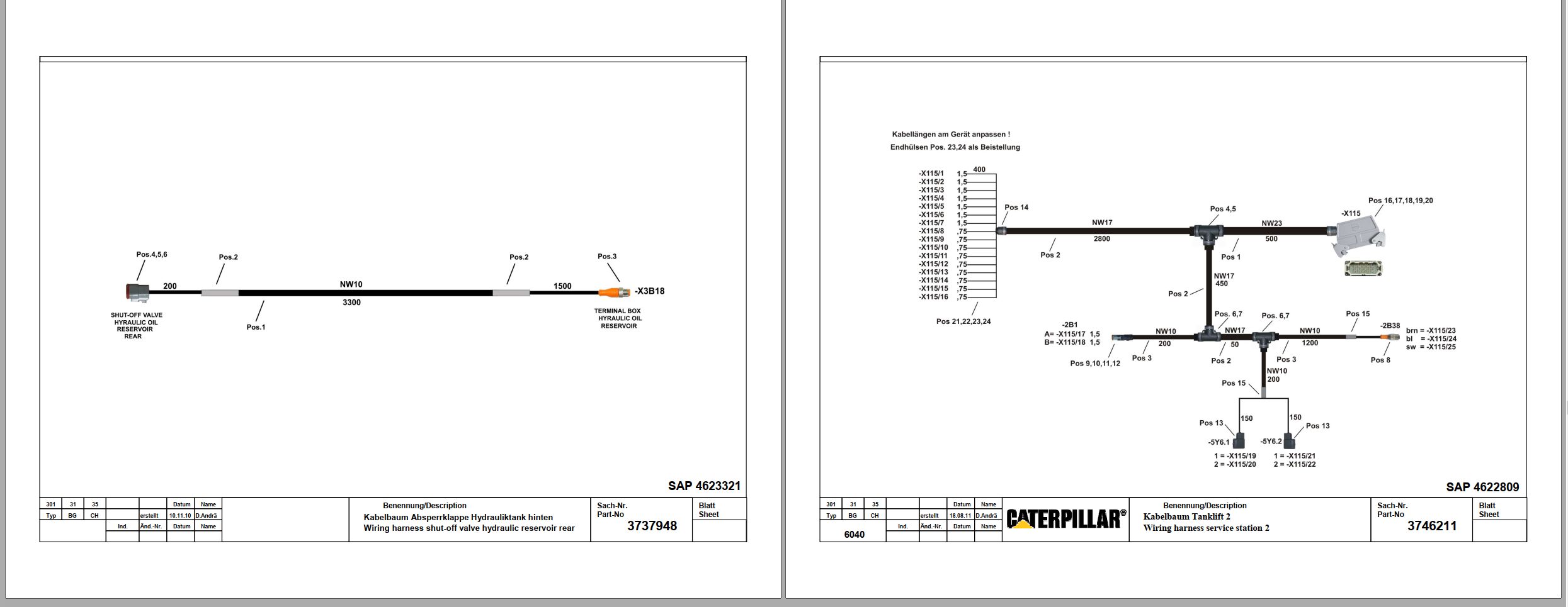CAT Expanded Mining Products 6040 Parts Manual Electrical Hydraulic Schematic EN DE (3)