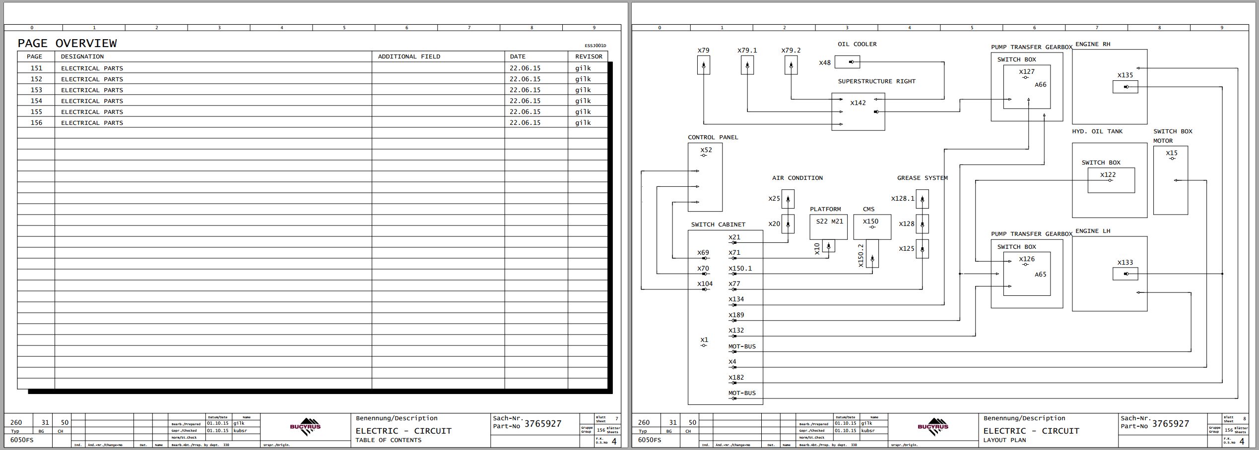 CAT Expanded Mining Products 6050 Electrical Schematic (2)