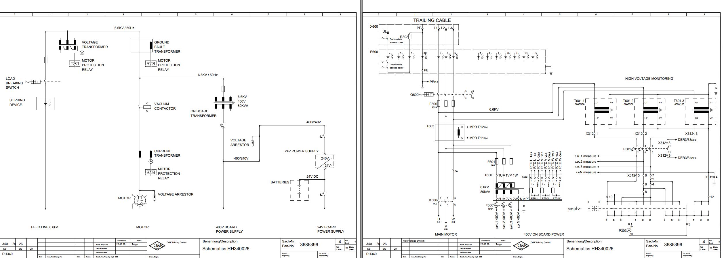 CAT Expanded Mining Products 6060 AC Electrical Hydraulic Schematic (2)