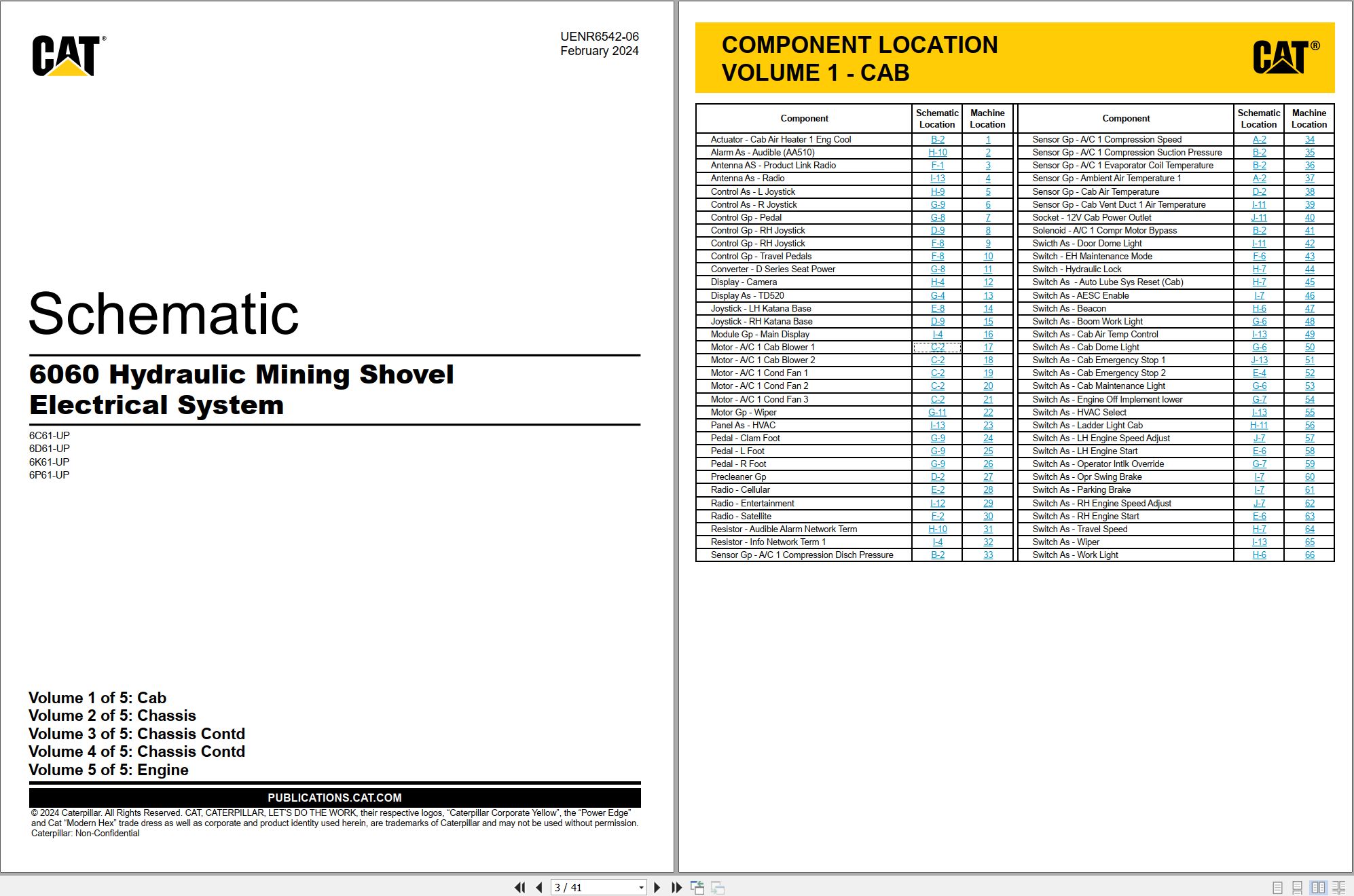 CAT Expanded Mining Products 6060 Electrical Hydraulic Schematic (1)