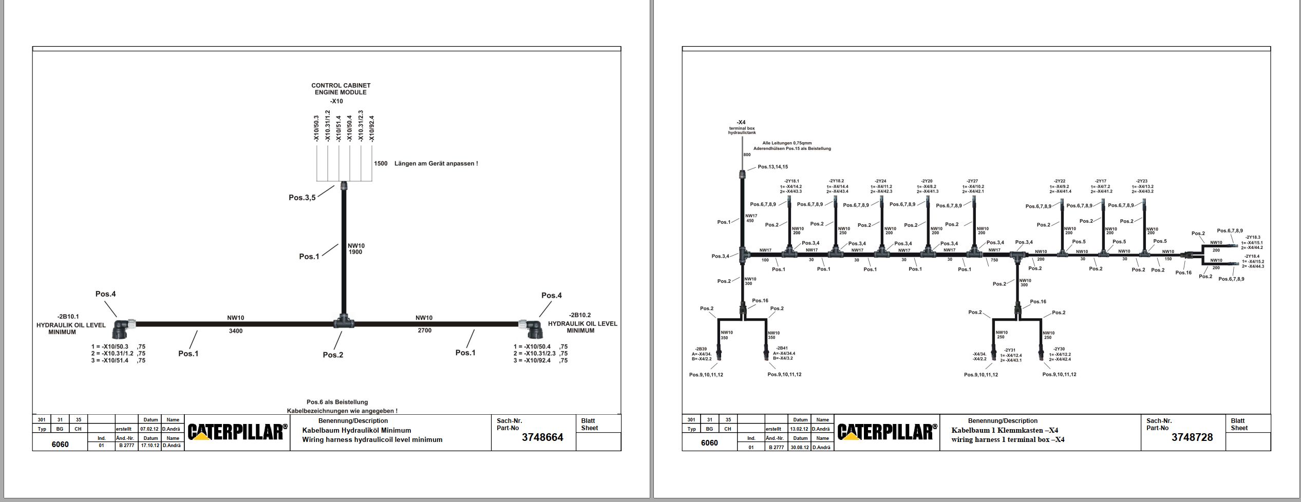 CAT Expanded Mining Products 6060 FS Electrical Hydraulic Schematic (4)