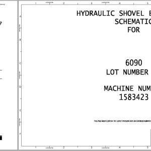 CAT Expanded Mining Products 6090 FS Electrical Hydraulic Schematic (1)