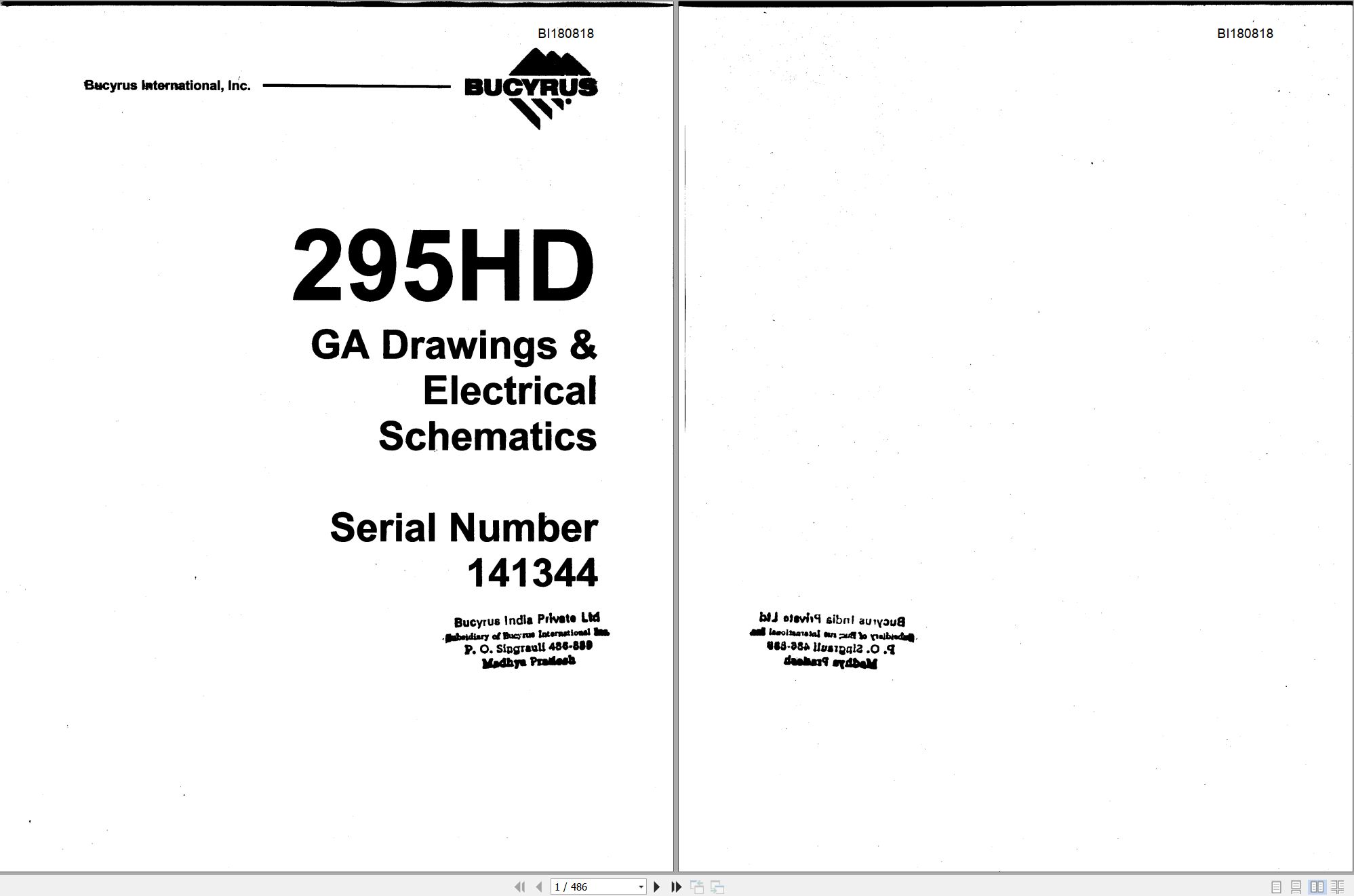 CAT Expanded Mining Products 7295 HD Electrical Schematic BI180818 00 (1)