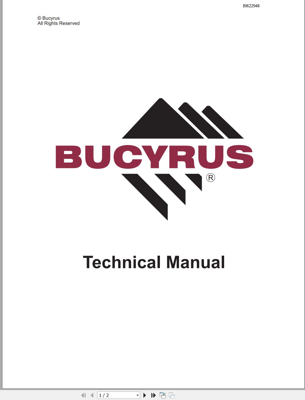 CAT Expanded Mining Products PF 6 Technical Manual GA Drawing BI622948 00 EN DE (1)