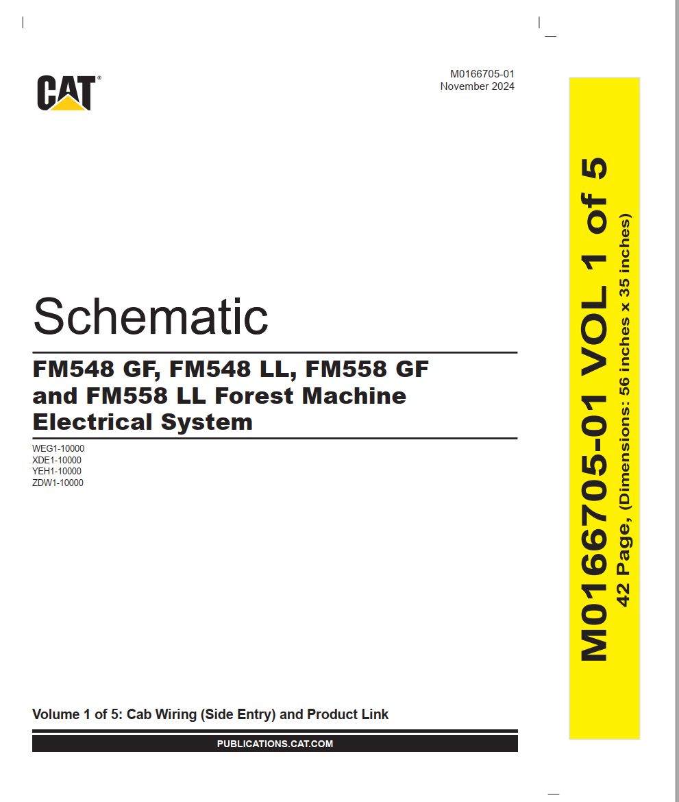 CAT Forest Products FM548 GF Electrical Schematic (1)