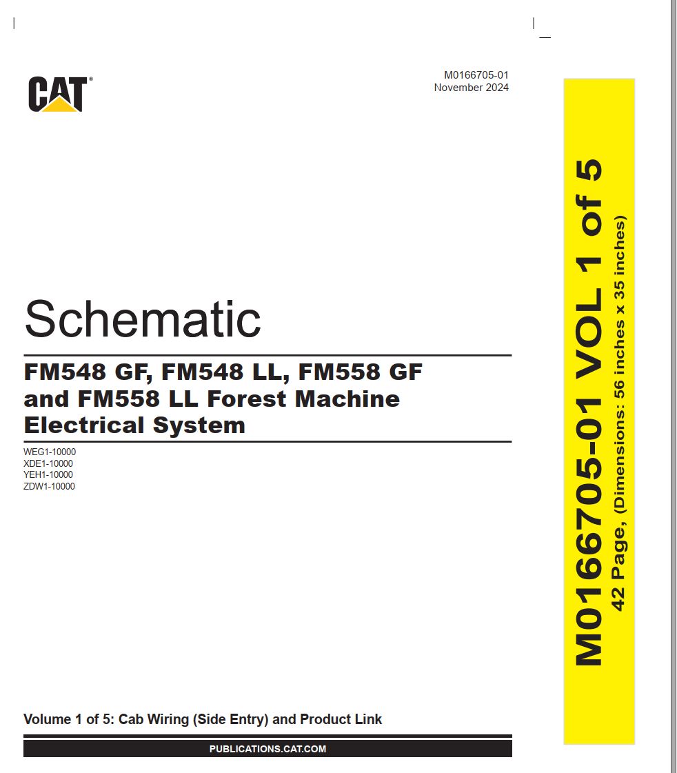 CAT Forest Products FM548 Ll Electrical Schematic (1)