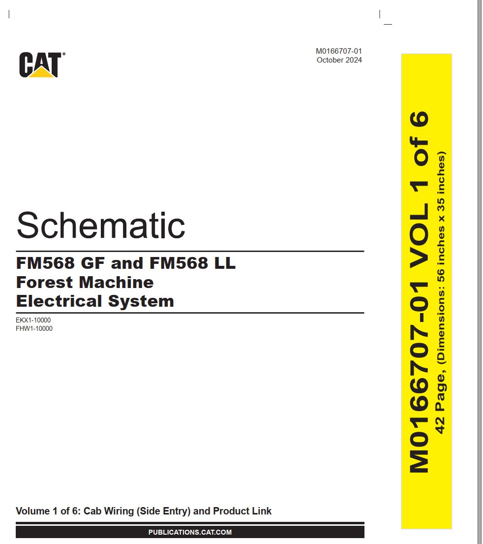 CAT Forest Products FM568 GF Electrical Schematic (1)