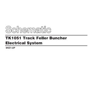 CAT Forest Products TK1051 Electrical Hydraulic Schematic (1)