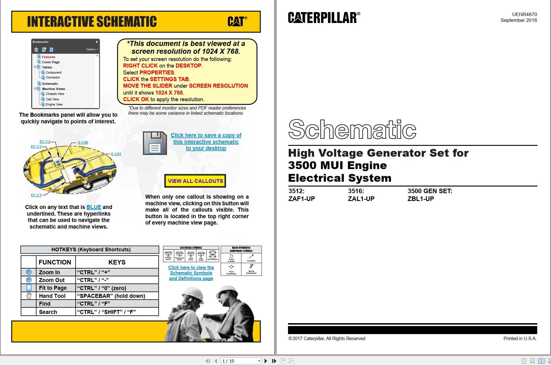 CAT Generator Set 3500 MUI Electrical Schematic (1)