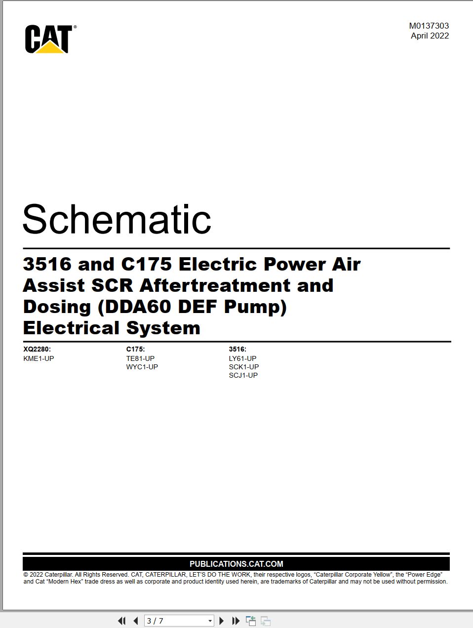 CAT Generator Set C175 Electrical Schematic (1)