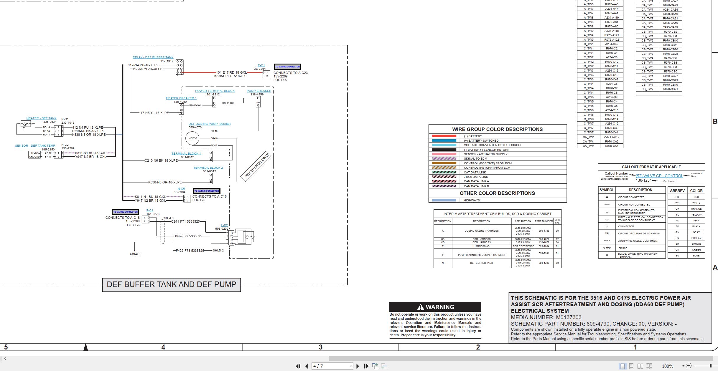 CAT Generator Set C175 Electrical Schematic (2)