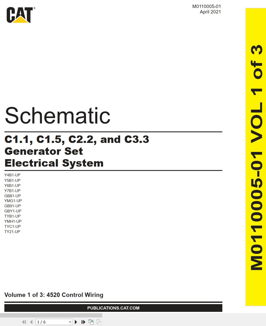 CAT Generator Set C3.3 Electrical Schematic (1)