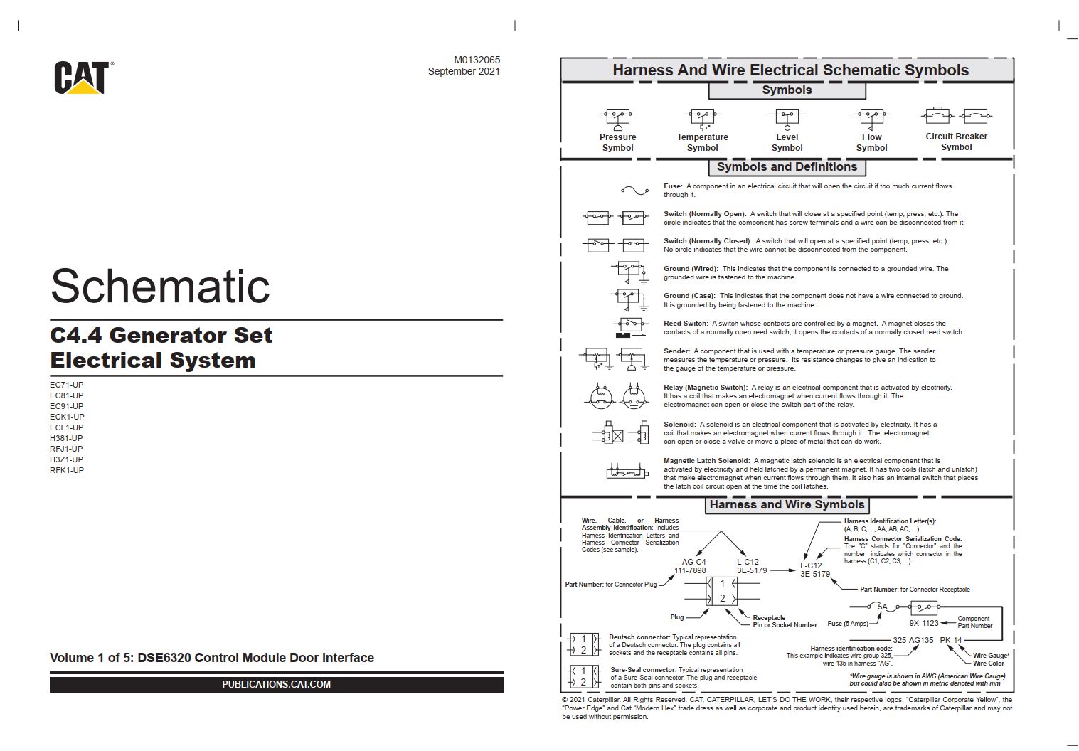 CAT Generator Set C4.4 Electrical Schematic (1)