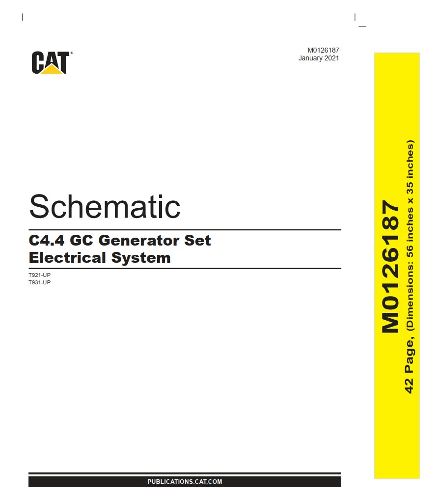 CAT Generator Set C4.4 GC Electrical Schematic (1)