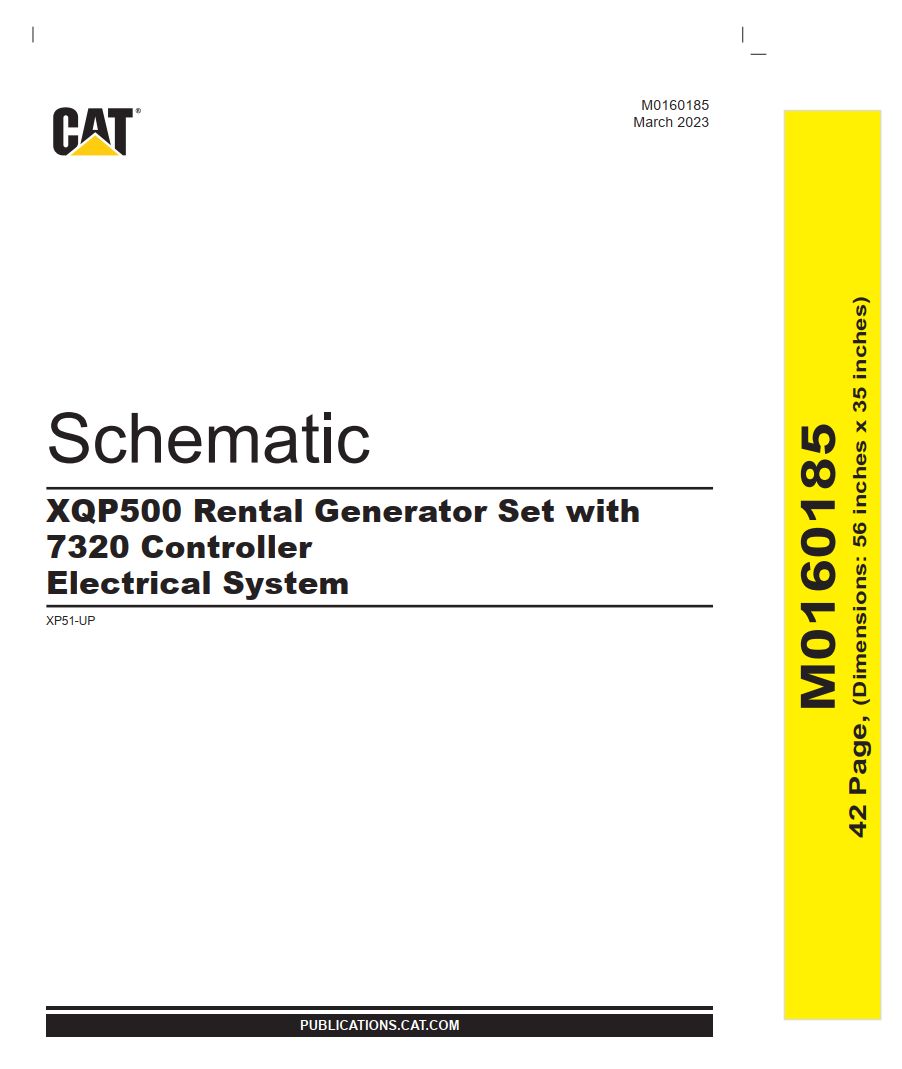 CAT Generator Set XQP500 Electrical Schematic (1)