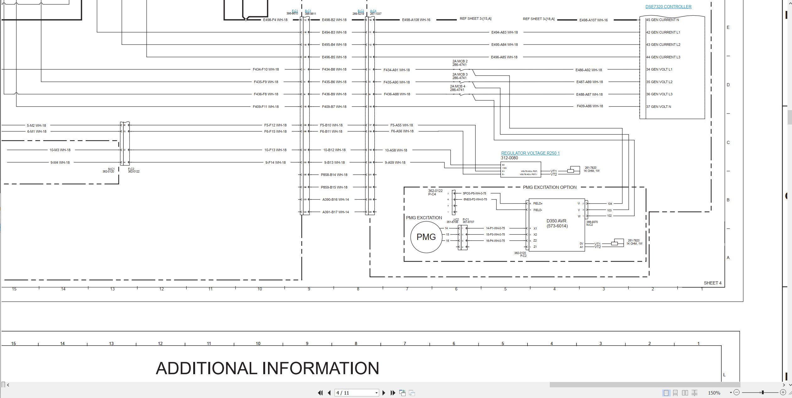 CAT Generator Set XQP550 Electrical Schematic (2)
