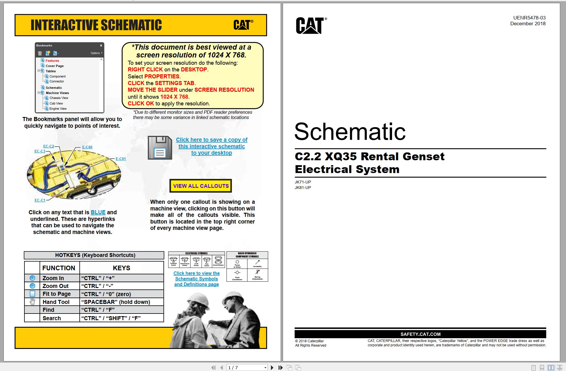 CAT Genset C2.2 XQ35 Electrical Schematic (1)