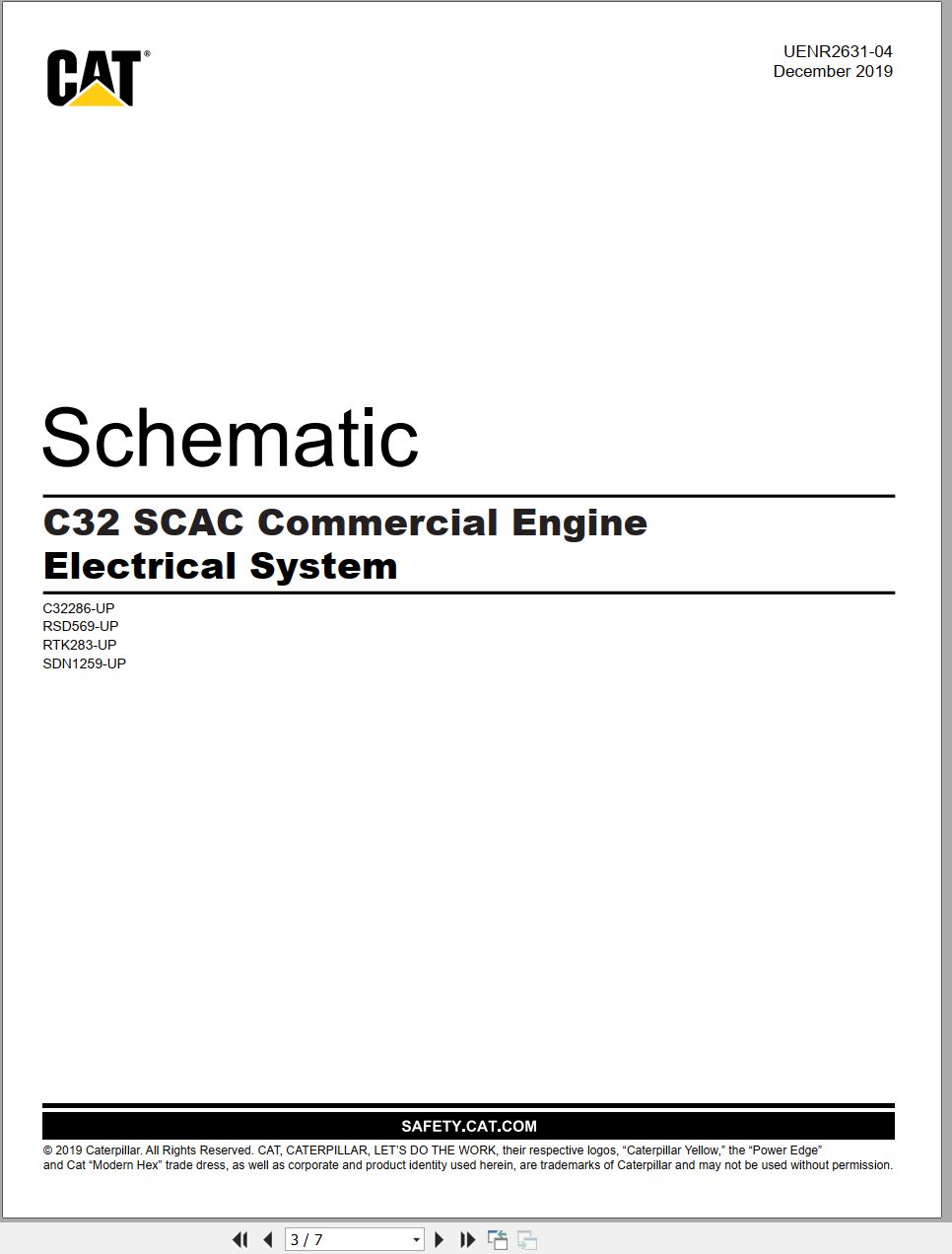 CAT Genset C32 SCAC Electrical Schematic (1)