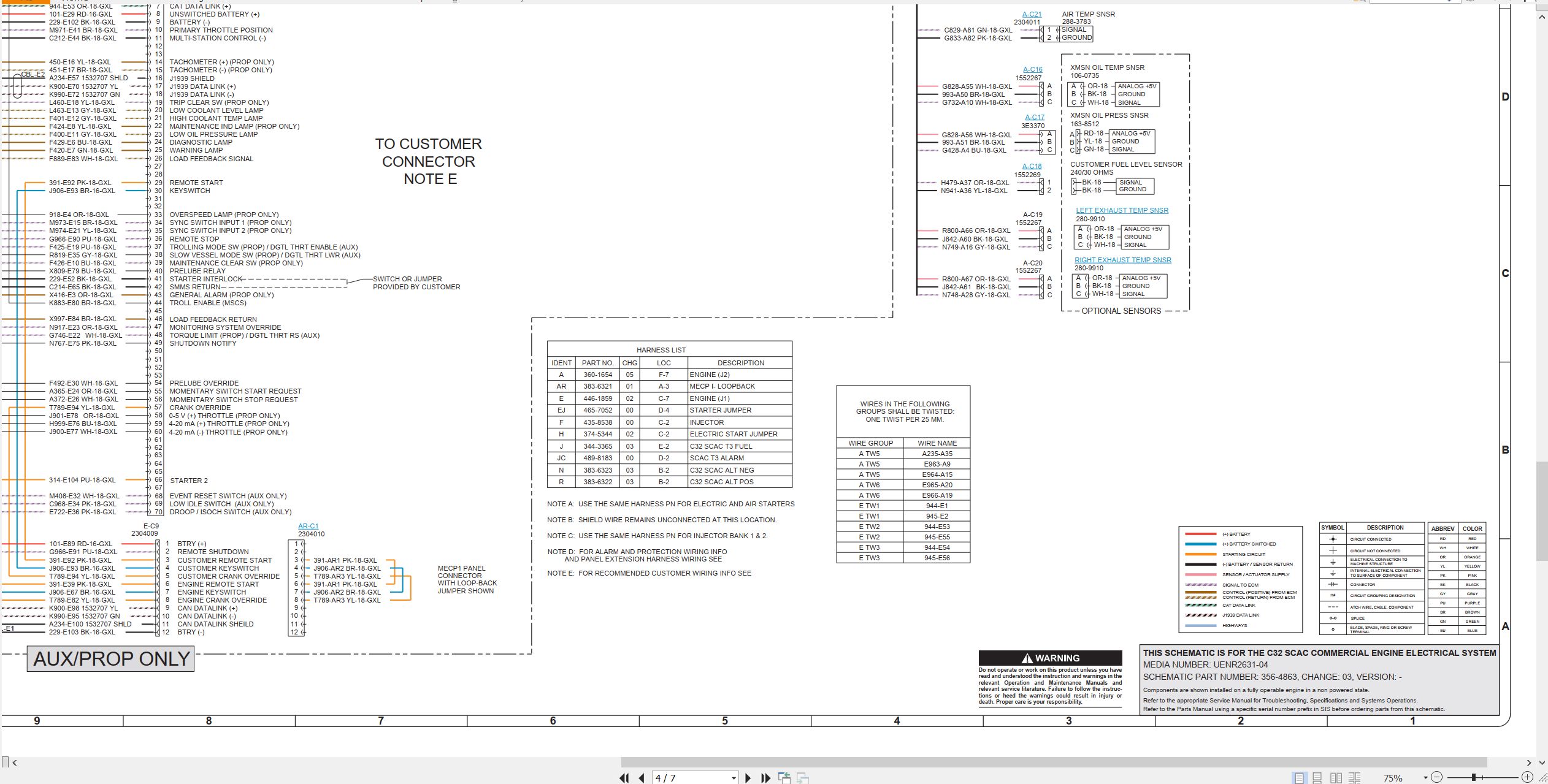 CAT Genset C32 SCAC Electrical Schematic (2)
