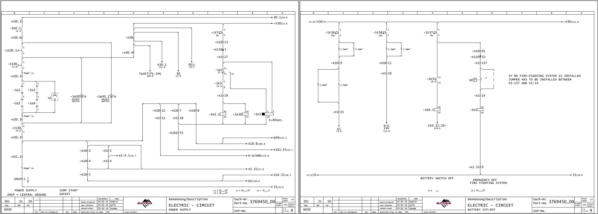 CAT Hydraulic Shovel RH120E Electrical Schematic (2)