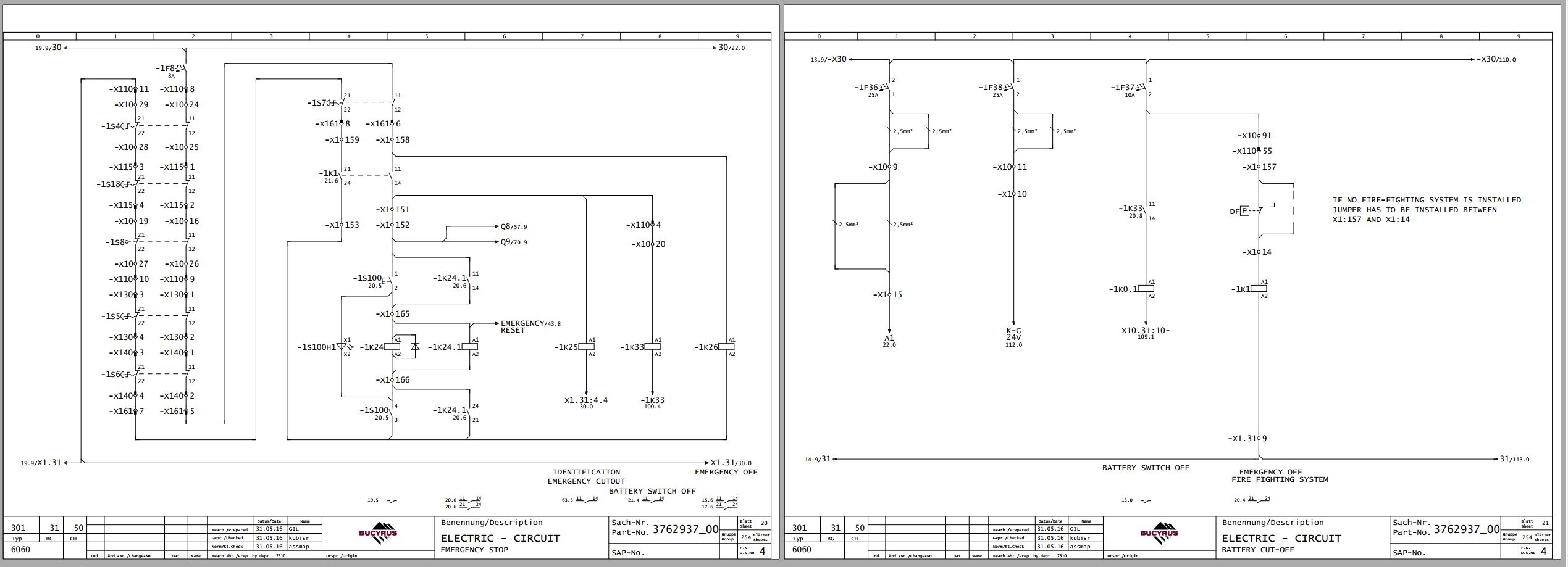 CAT Hydraulic Shovel RH340B Electrical Schematic DE ES EN (2)