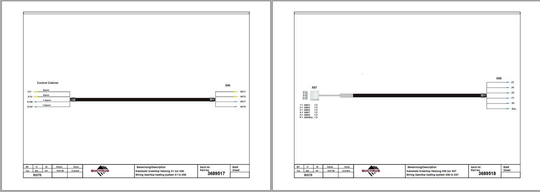 CAT Hydraulic Shovel RH70 Electrical Schematic DE ES FR (3)