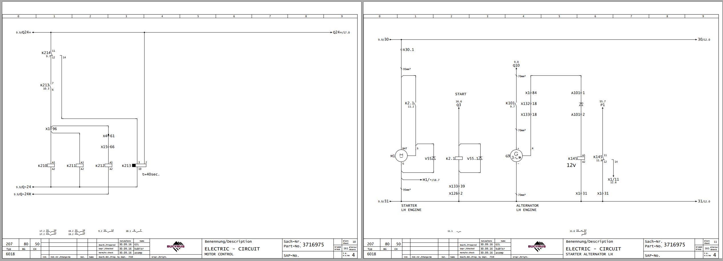 CAT Hydraulic Shovel RH90C Electrical Schematic EN DE ES (2)