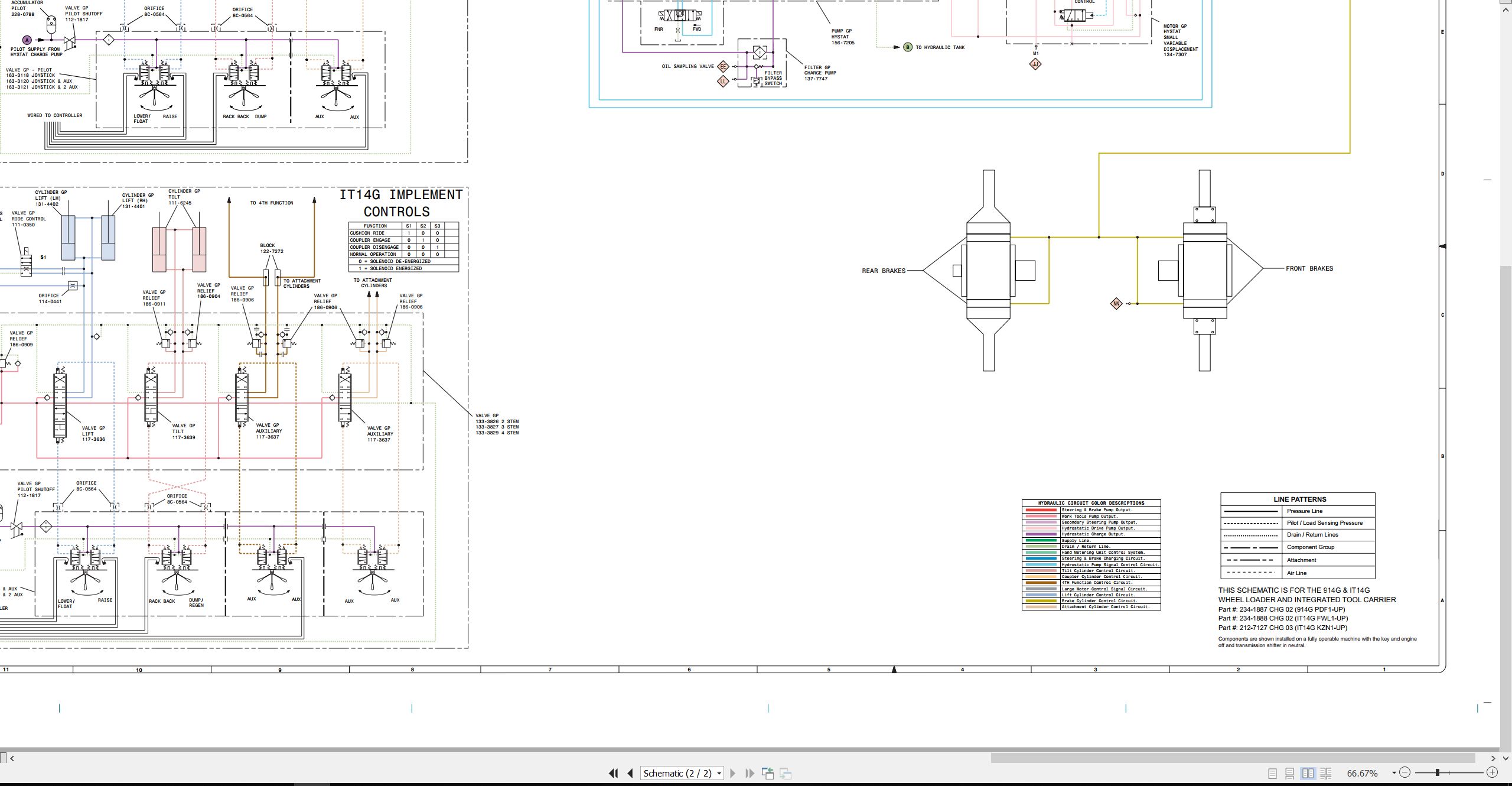 CAT Integrated Toolcarrier IT14G Electrical Hydraulic Schematic (3)