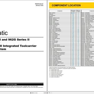 CAT Integrated Toolcarrier IT62G Series II Electrical Hydraulic Schematic (1)