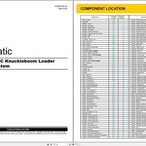 CAT Knuckleboom Loader 579C Electrical Hydraulic Schematic (1)