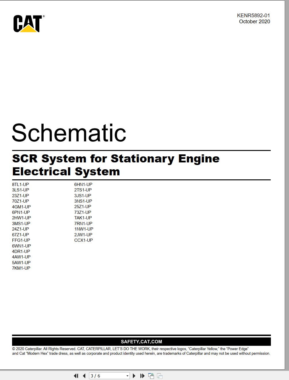 CAT Load Haul Dump Attachments Electrical Hydraulic Schematic (1)
