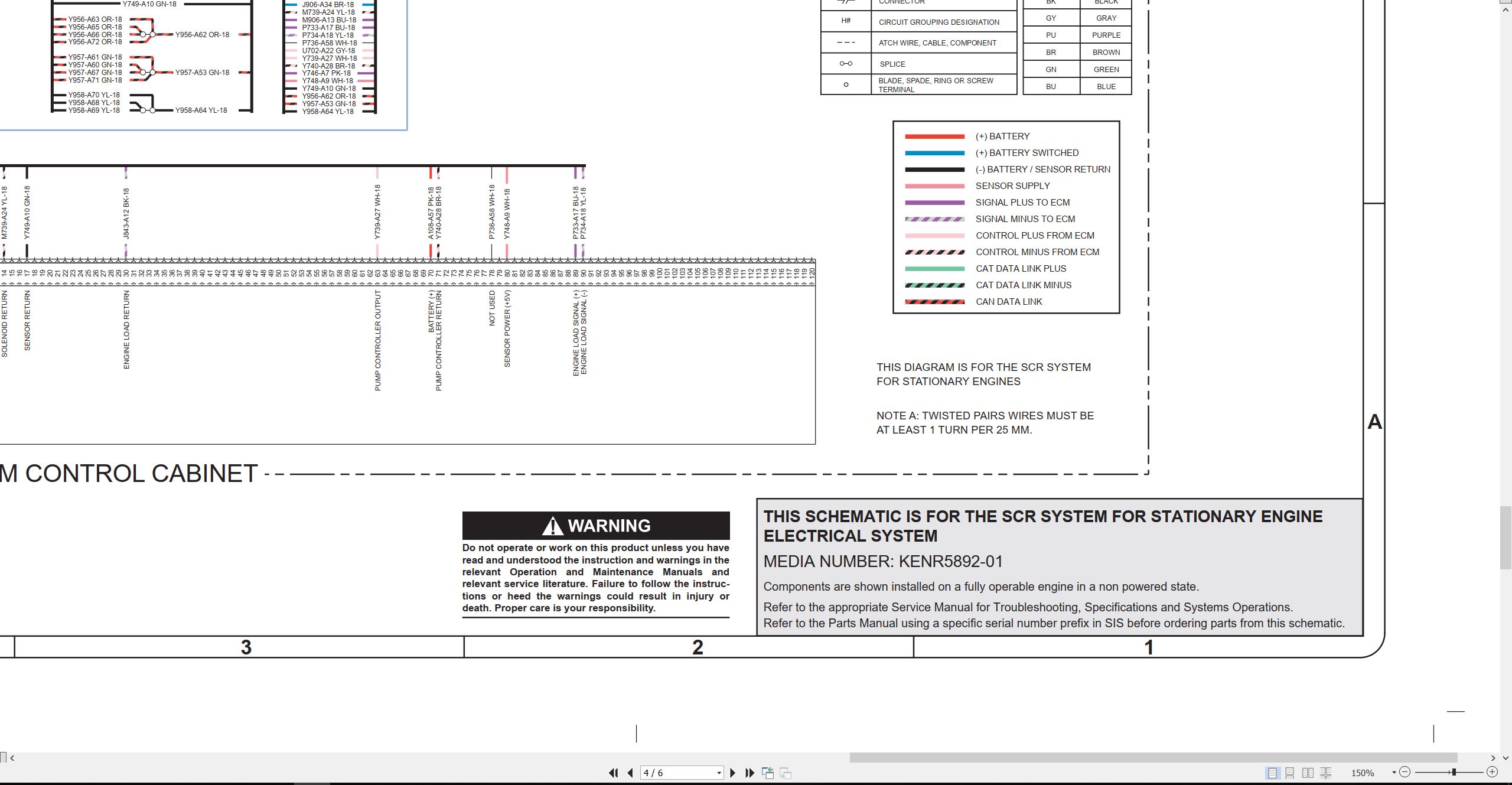 CAT Load Haul Dump Attachments Electrical Hydraulic Schematic (2)